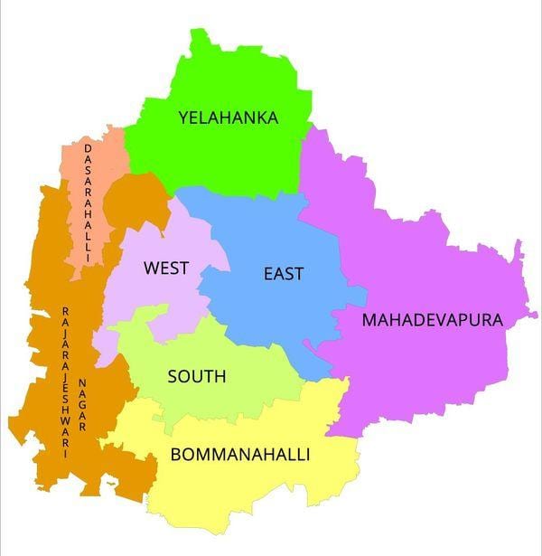 Bangalore BBMP menigheten kart