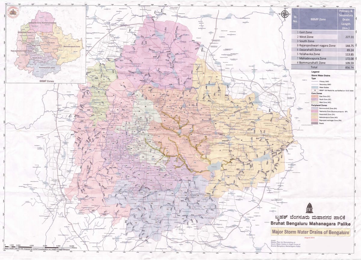 kart over BBMP rajakaluve