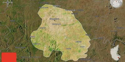 Satellitt kart over Bangalore
