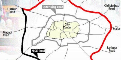 Perifer ring road, Bangalore kart